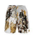 Gold Floral Camo Men's Shorts