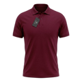 Men's Maroon Short Sleeve Polo Shirt