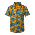 Pineapple Print Short Sleeve Shirt