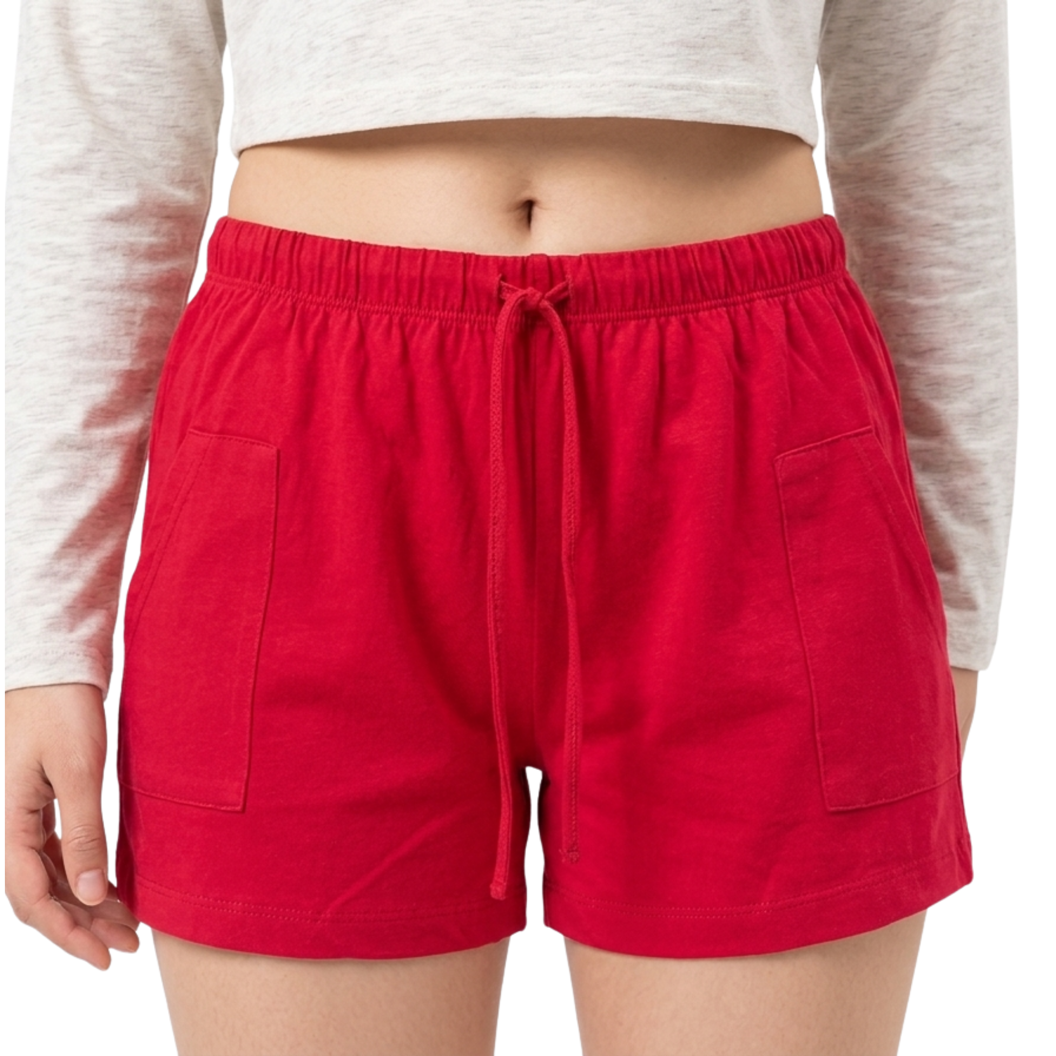 Woman Hot Shorts Red