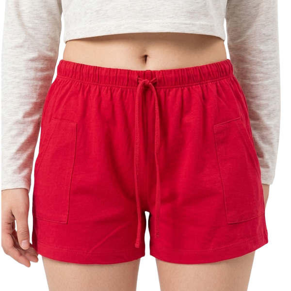 Woman Hot Shorts Red