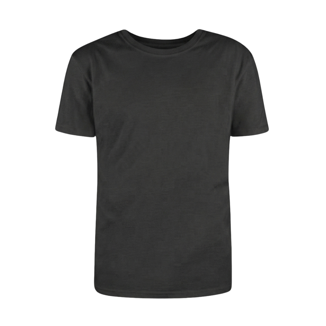 Kids T- Shirt Short Sleeve Plain Grey
