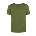 Kids T- Shirt Short Sleeve Plain Olive Green